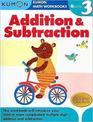 Grade 3 Addition and Subtraction: Kumon Math Workbooks - Paperback | Diverse Reads