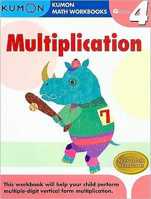 Grade 4 Multiplication: Kumon Math Workbooks - Paperback | Diverse Reads