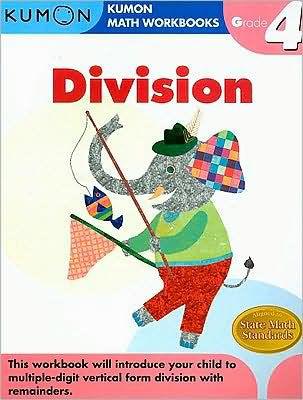 Grade 4 Division: Kumon Math Workbooks - Paperback | Diverse Reads