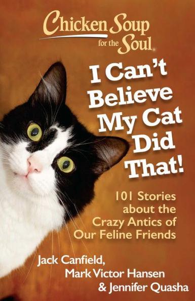 Chicken Soup for the Soul: I Can't Believe My Cat Did That!: 101 Stories about the Crazy Antics of Our Feline Friends - Paperback | Diverse Reads