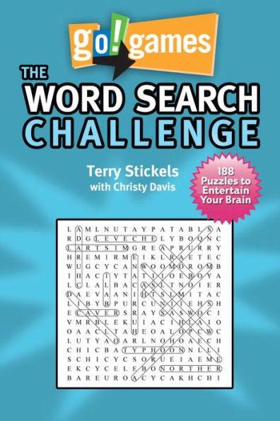 Go!Games The Word Search Challenge: 188 Entertain Your Brain Puzzles - Paperback | Diverse Reads