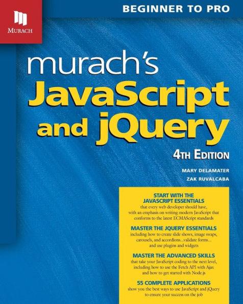 Murach's JavaScript and Jquery (4th Edition) - Paperback | Diverse Reads