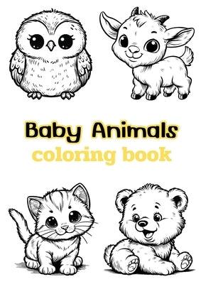 Baby Animals coloring book: Children's coloring pages + word search puzzles - Paperback | Diverse Reads