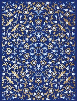 Blue Pattern Journal - Hardcover | Diverse Reads