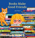 Books Make Good Friends - Hardcover | Diverse Reads