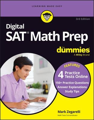 Digital SAT Math Prep for Dummies, 3rd Edition: Book + 4 Practice Tests Online, Updated for the New Digital Format - Paperback | Diverse Reads