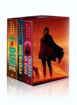Frank Herbert's Dune Saga 3-Book Deluxe Hardcover Boxed Set: Dune, Dune Messiah, and Children of Dune - Hardcover | Diverse Reads