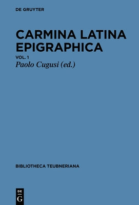 Carmina Latina Epigraphica IV - Hardcover | Diverse Reads