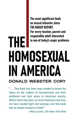 The Homosexual in America: A Subjective Approach - Paperback | Diverse Reads
