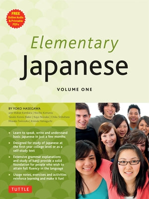 Elementary Japanese Volume One: This Beginner Japanese Language Textbook Expertly Teaches Kanji, Hiragana, Katakana, Speaking & Listening (Online Media Included) - Paperback | Diverse Reads