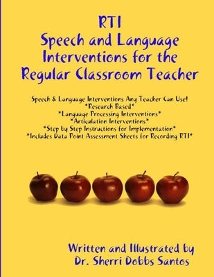 RTI: Speech and Language Interventions for the Regular Classroom Teacher - Paperback | Diverse Reads