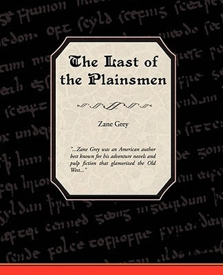 The Last of the Plainsmen - Paperback | Diverse Reads