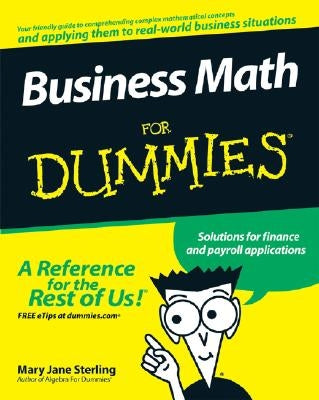 Business Math for Dummies - Paperback | Diverse Reads