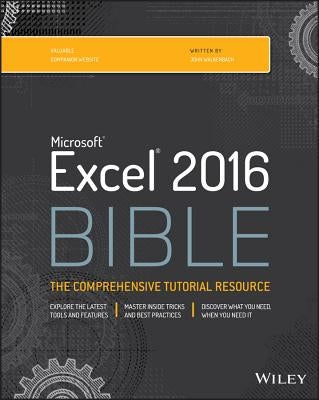 Excel 2016 Bible / Edition 1 - Paperback | Diverse Reads