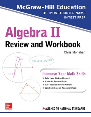 McGraw-Hill Education Algebra II Review and Workbook - Paperback | Diverse Reads