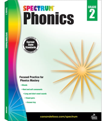 Spectrum Phonics, Grade 2 - Paperback | Diverse Reads