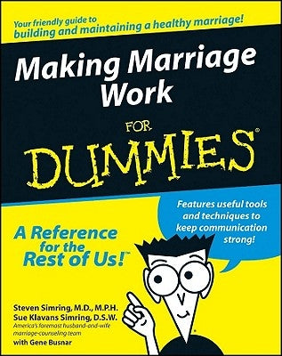 Making Marriage Work For Dummies - Paperback | Diverse Reads