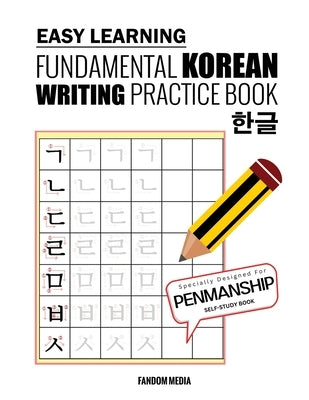 Easy Learning Fundamental Korean Writing Practice Book - Paperback | Diverse Reads