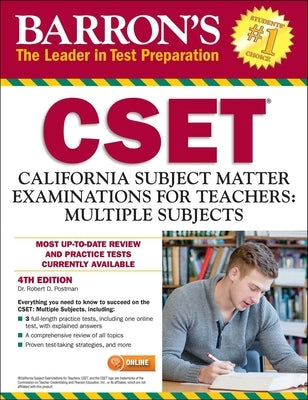 CSET: California Subject Matter Exams for Teachers: Multiple Subjects - Paperback | Diverse Reads