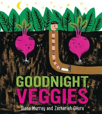 Goodnight, Veggies Board Book - Board Book | Diverse Reads