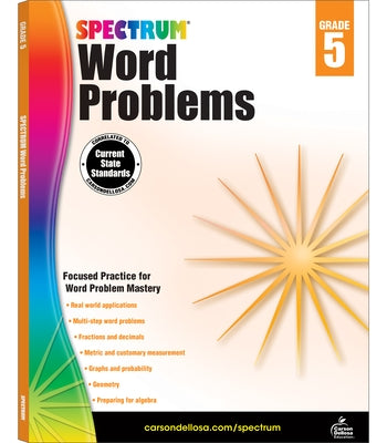 Word Problems, Grade 5 - Paperback | Diverse Reads