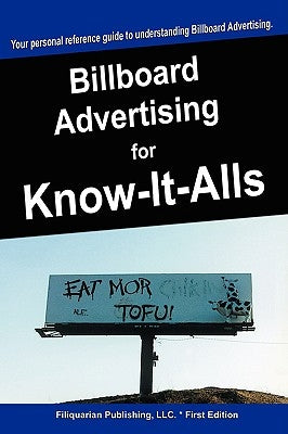Billboard Advertising For Know-It-Alls - Paperback | Diverse Reads