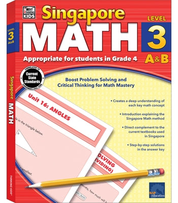 Singapore Math, Grade 4 - Paperback | Diverse Reads