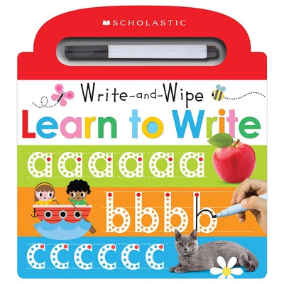 Learn to Write: Scholastic Early Learners (Write and Wipe) - Paperback | Diverse Reads