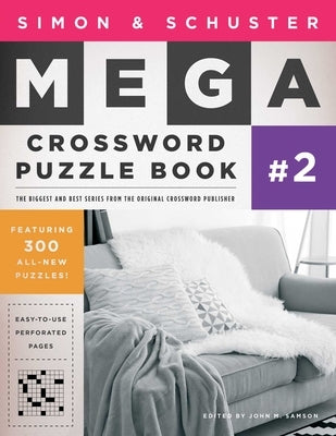 Simon & Schuster Mega Crossword Puzzle Book #2 - Paperback | Diverse Reads