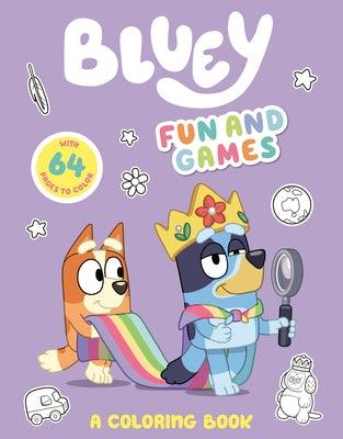 Bluey: Fun and Games: A Coloring Book - Paperback | Diverse Reads