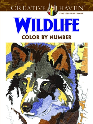 Creative Haven Wildlife Color by Number Coloring Book - Paperback | Diverse Reads