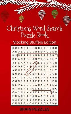Christmas Word Search Puzzle Book: Stocking Stuffers Edition: Great Gift for Kids and Adults! - Paperback | Diverse Reads