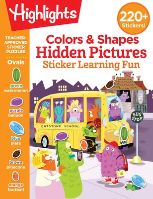 Colors & Shapes Hidden Pictures Sticker Learning Fun - Paperback | Diverse Reads