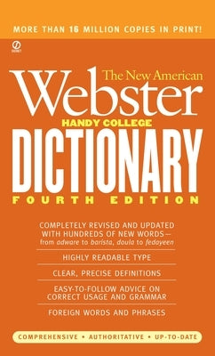 The New American Webster Handy College Dictionary: Fourth Edition - Paperback | Diverse Reads
