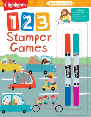 Highlights Learn-and-Play 123 Stamper Games - Paperback | Diverse Reads