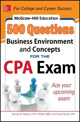 McGraw-Hill Education 500 Business Environment and Concepts Questions for the CPA Exam - Paperback | Diverse Reads