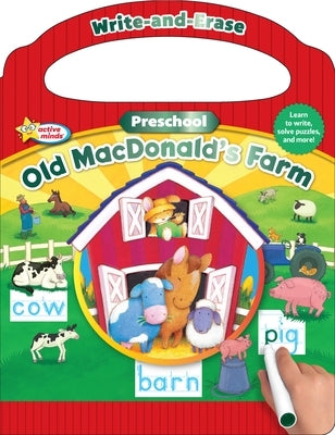 Active Minds Write-And-Erase Preschool Old Macdonald's Farm - Board Book | Diverse Reads