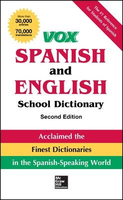 VOX Spanish and English School Dictionary, Paperback, 2nd Edition - Paperback | Diverse Reads