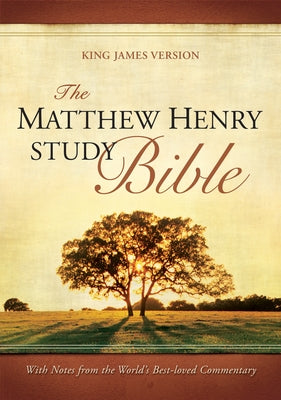 The Matthew Henry Study Bible (Hardcover, Red Letter) - Hardcover | Diverse Reads