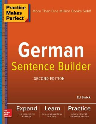 Practice Makes Perfect German Sentence Builder - Paperback | Diverse Reads