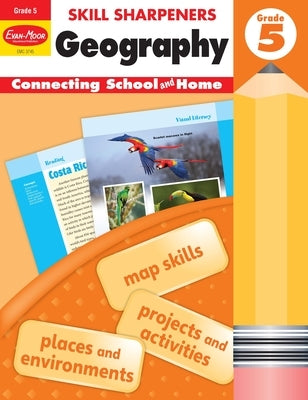 Skill Sharpeners: Geography, Grade 5 Workbook - Paperback | Diverse Reads