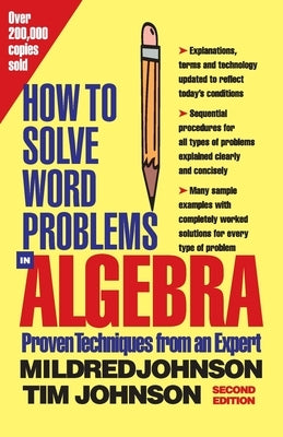 How to Solve Word Problems in Algebra, 2nd Edition - Paperback | Diverse Reads