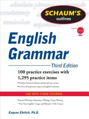 Schaum's Outline of English Grammar - Paperback | Diverse Reads