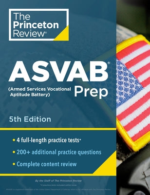 Princeton Review ASVAB Prep, 5th Edition: 4 Practice Tests + Complete Content Review + Strategies & Techniques - Paperback | Diverse Reads