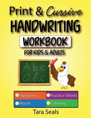Print & Cursive Handwriting Workbook for Kids & Adults - Paperback | Diverse Reads