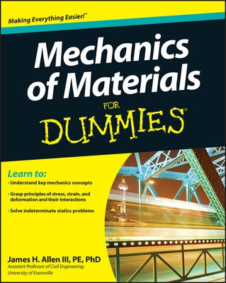 Mechanics of Materials For Dummies - Paperback | Diverse Reads