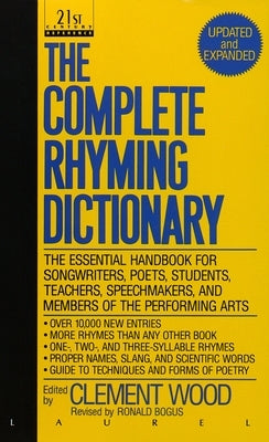 The Complete Rhyming Dictionary - Paperback | Diverse Reads