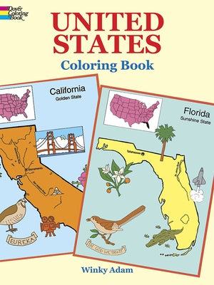 United States Coloring Book - Paperback | Diverse Reads