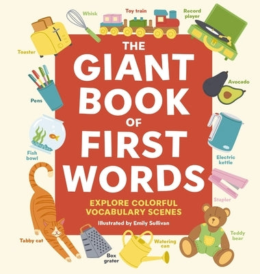 The Giant Book of First Words: Explore Colorful Vocabulary Scenes - Hardcover | Diverse Reads