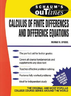 Schaum's Outline of Calculus of Finite Differences & Differential Equations - Paperback | Diverse Reads